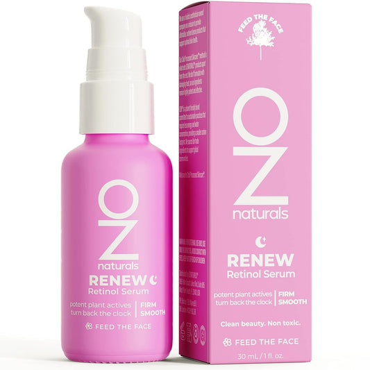 OZNaturals Bright Renewal Serum - Anti-Aging Facial Enhancer - Vitamin E & Hyaluronic Acid