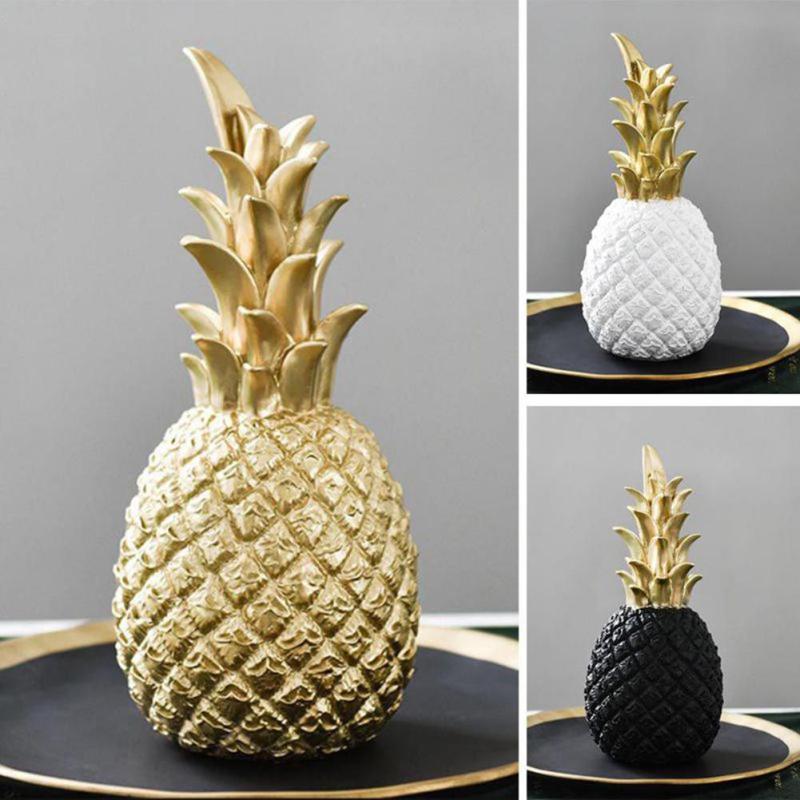 Elegant Gold Pineapple Decor