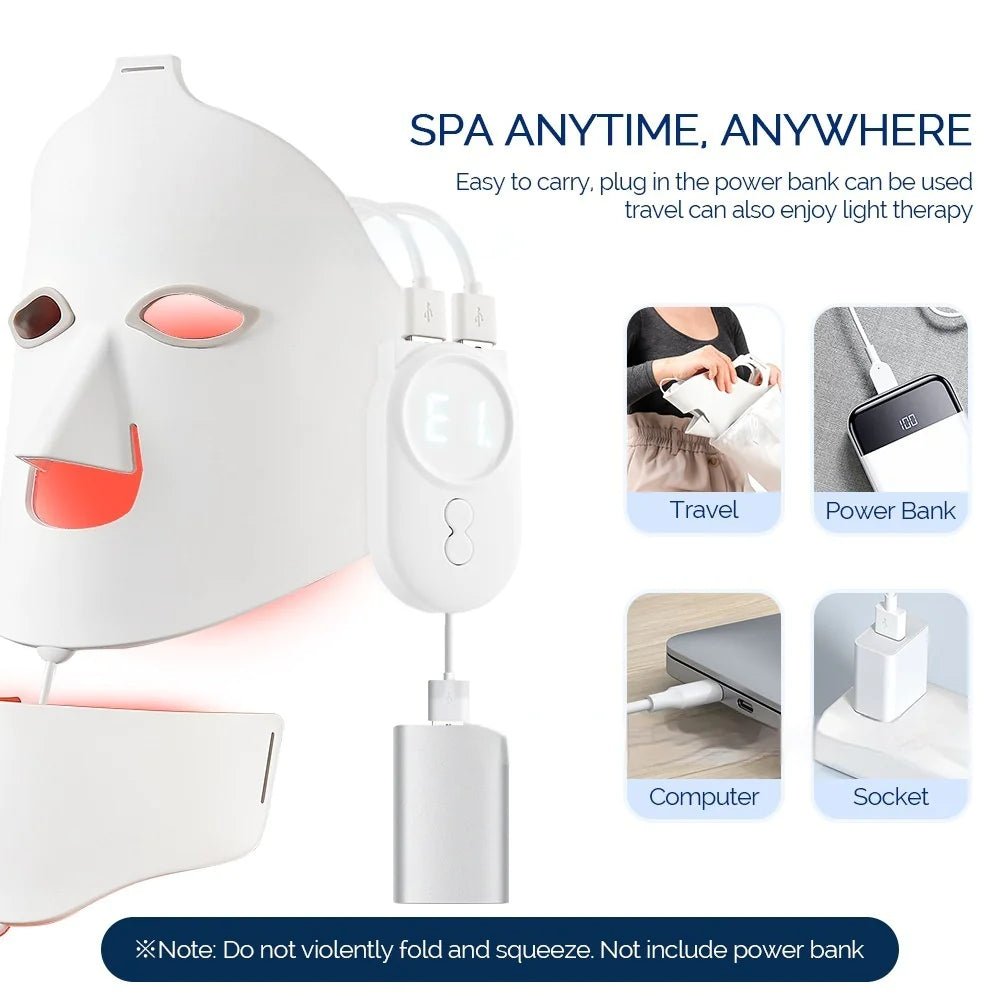 7-Tone LED Face Therapy Mask – Skin Glow & Acne Cure - winning nova
