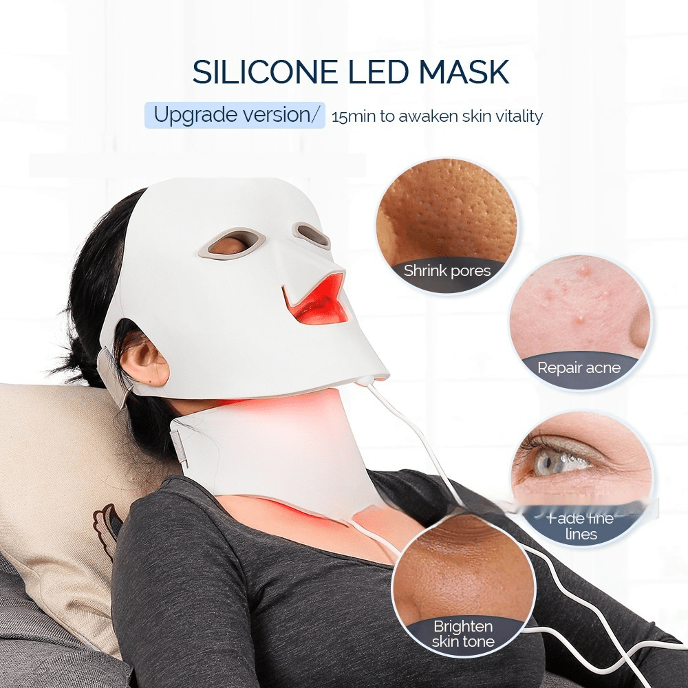 7-Tone LED Face Therapy Mask – Skin Glow & Acne Cure - winning nova