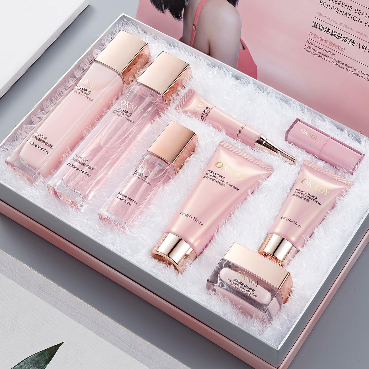 8-Piece Youthful Radiance Skincare Kit with Vitamin C - winning nova