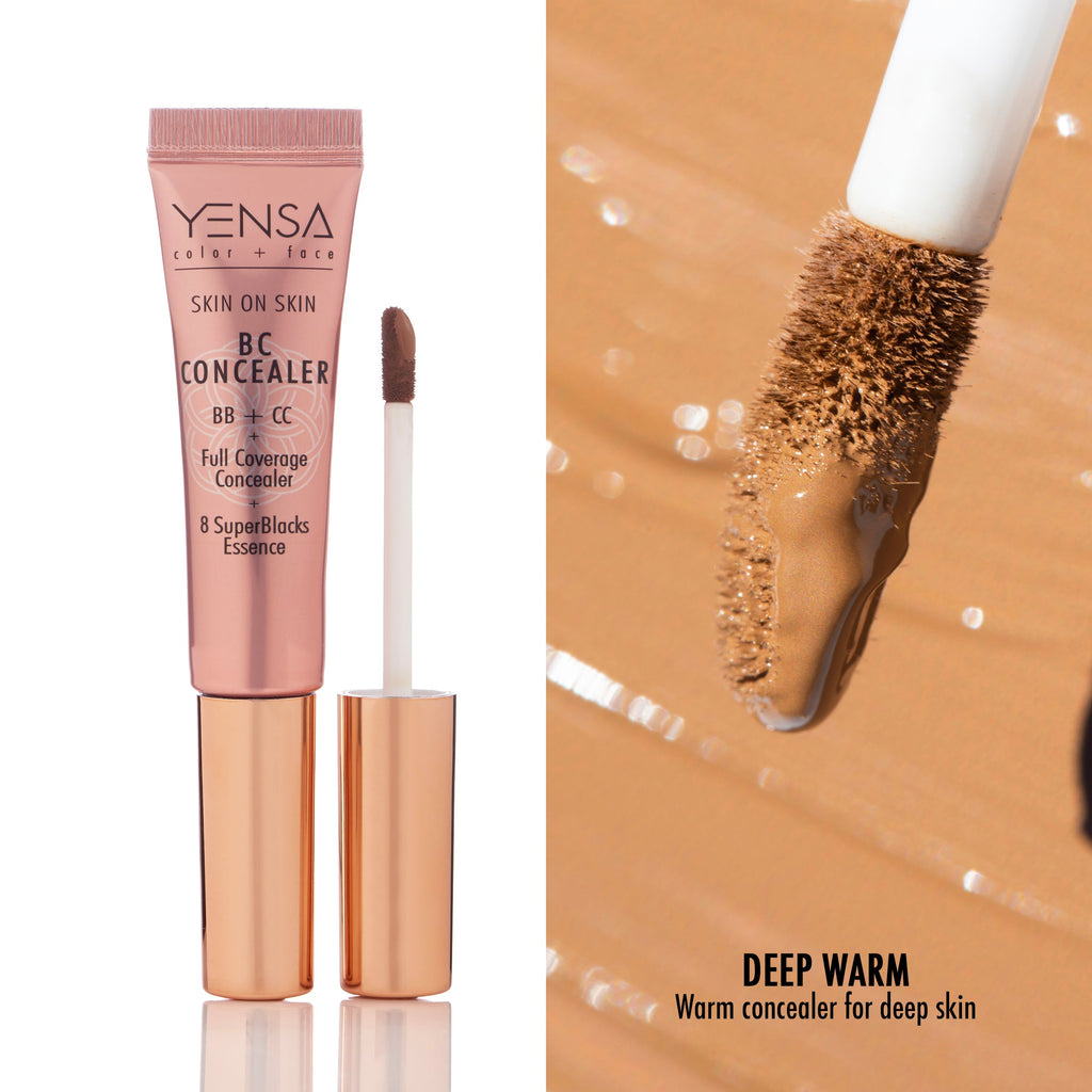 Skin On Skin BB + CC Full Coverage Hyaluronic Serum Concealer — shade swatch