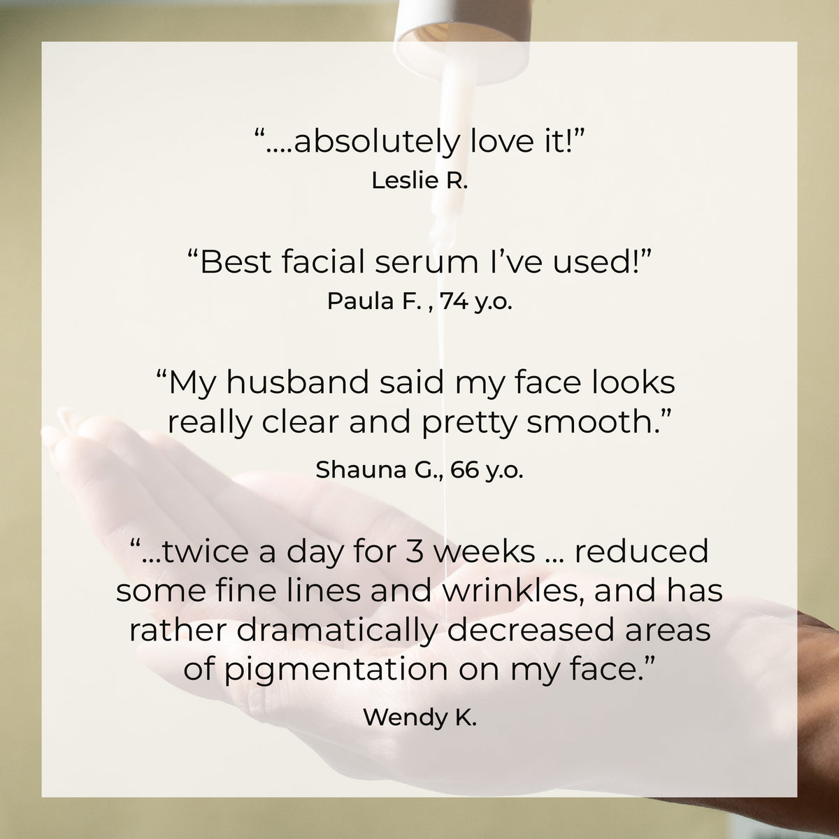 Skin Memory Serum — manufacturer product information
