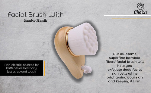 Bamboo Soft Facial Brush - winning nova