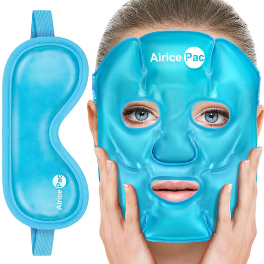 CoolRelief Dual Ice Mask for Eyes & Face