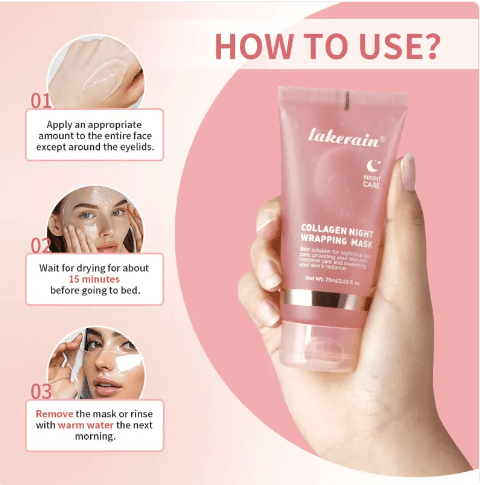 NightGlow Collagen Mask - winning nova